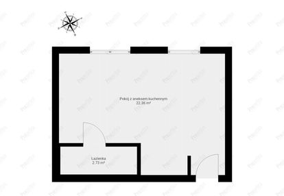 Studio 25,5 m² | mokotów | parking | metro