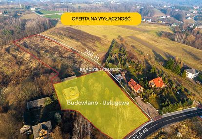 Działka inwestycyjna 1,3 ha, mpzp bliźniaki, media