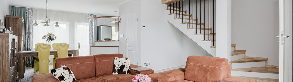 Luzino - bliźniak z garażem i słoneczną działką