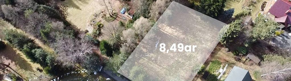 Działka budowlana - włosań - 8,49ar - bajeczna