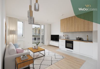 Dwupokojowe mieszkanie z balkonem - nowe!