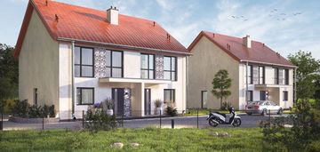 Bliźniak w zielonej części miasta