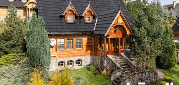Dom góralski z tarasem i sauną / gliczarów górny
