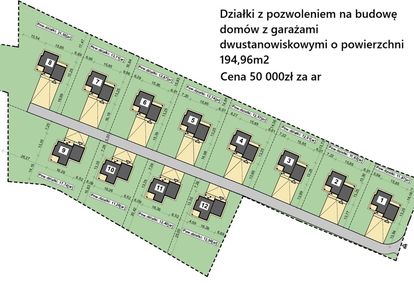 Rzeszów słocina 11,87ar pozwolenie na budowę