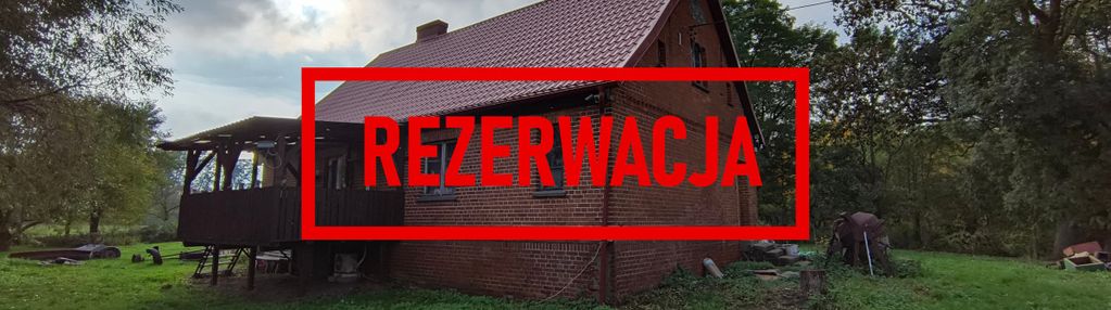 Rezerwacja dom na wsi z dużą działką – mątowy małe