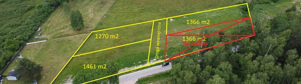 4 działki budowlane daleszyce