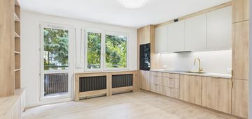 3 pokoje, 50m2, wysoki parter, balkon,  jadwiżyn