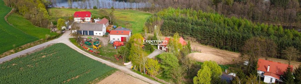 Dom w pięknej, malowniczej okolicy, jezioro, las