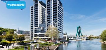 Komfortowy apartament nad rzeką river tower!