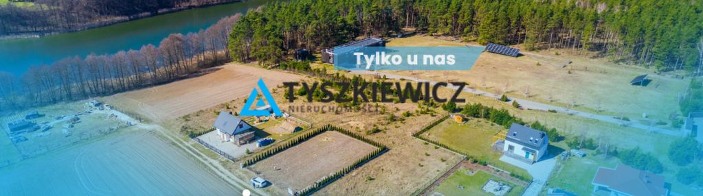 Działka z projektem domu blisko jeziora gm. cekcyn