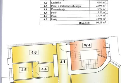 Mieszkanie na sprzedaż 4 pokoje 96m2