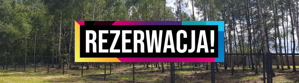 Zalesiona działka budowlana w cichej okolicy.