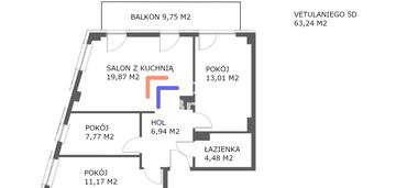 ⭐️mieszkanie 3-pok ⭐ 63,24 m² ⭐️klima⭐️2x parking