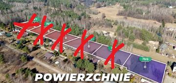 W połowie ogrodzona działka