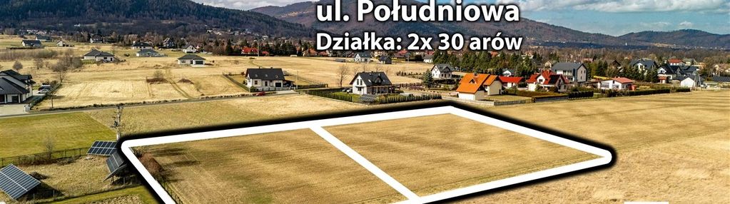 Widokowe duże działki budowlane!