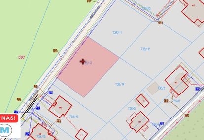 Działka budowlana z mediami wiśniowa, kostomłoty i