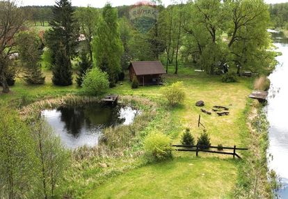 Działka 2300 m² z linią brzegową rzeki / mazury