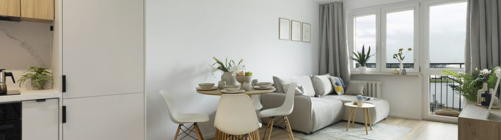 Słoneczne 2 pokoje z widokiem na martwą wisłę!