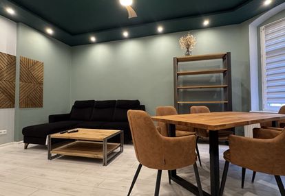 Umeblowane dwu - pokojowe mieszkanie z widokiem