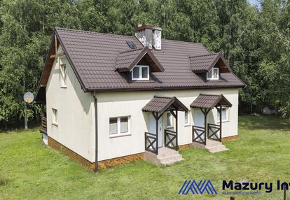 Dwulokalowy dom otoczony lasem - 180 m do czystego jeziora łęsk!