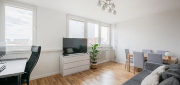 Dwa rozkładowe pokoje na hubach z ładnym widokiem.