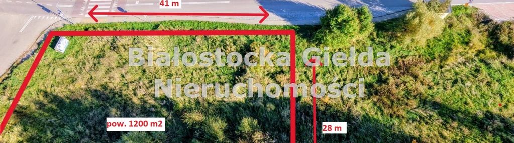 Działka 1200m2//letniki -  5 km białystok // wz