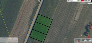 Trzy działki budowlane  – ul. ogrodowa, wiśniew