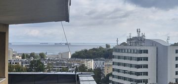 Studio z panoramicznym widokiem na gdynię