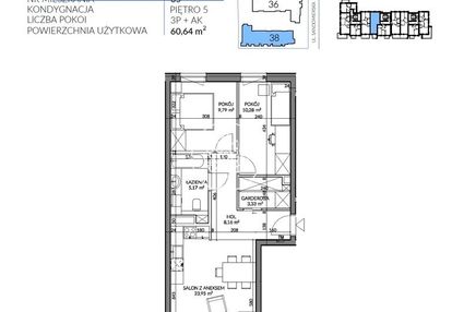 3 pokoje na kapuściskach - 0% prowizji