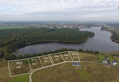 Budowlane działki pierwsza linia jeziora suskiego
