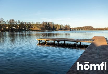 Działka nad jeziorem niesłysz i przy lesie i media