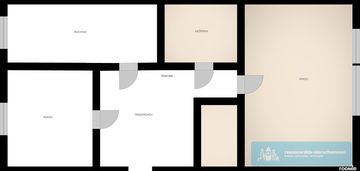 2 duże pokoje centrum balkonem - parter nowe insta