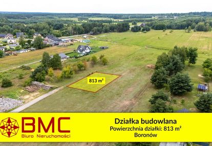 Działka budowlana boronów 813m2