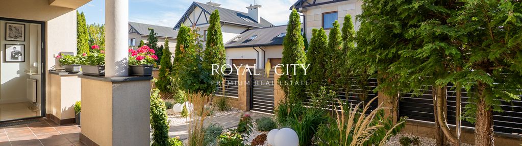 Luksusowy dom z ogrodem na ursynowie.