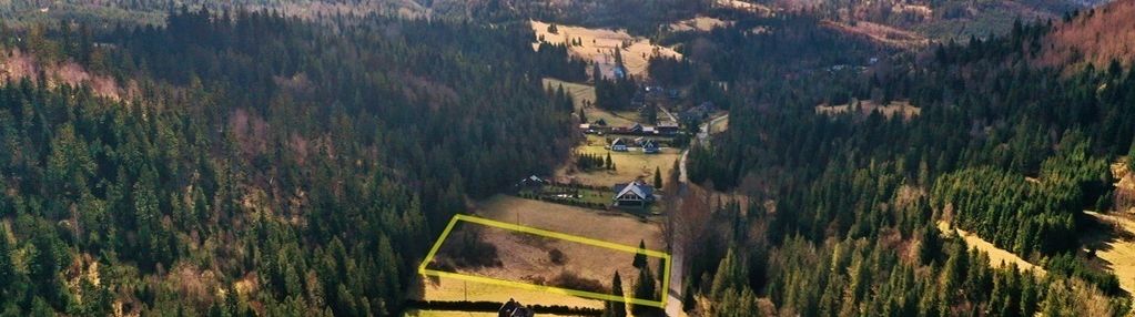 Widokowa działka budowlano-rolna w rycerce górnej