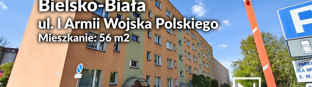 Mieszkanie 3 pokoje 56 m² osiedle wojska polskiego