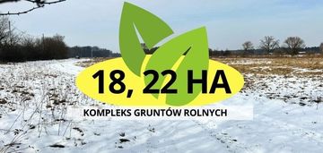 Kompleks 18,22 ha użytków rolnych