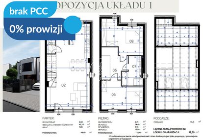Dom w łochowie w cenie mieszkania-0%prowizji