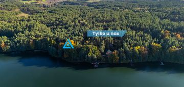 Urokliwa działka rekreacyjna tuż nad jeziorem!