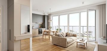 Nowoczesne mieszkanie | smart house | lawendowe