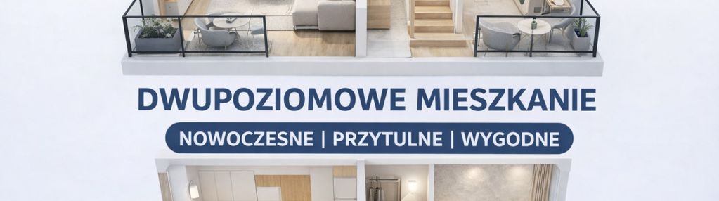 ⭐ostatni apartament dwupoziomowy | 2 balkony |wkd⭐