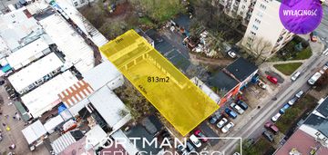 Działka pod zabudowę wielorodzinną, 813m2,