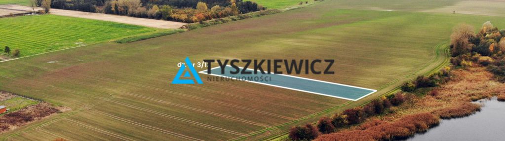Piękna działka koło rzeki szkarpawa