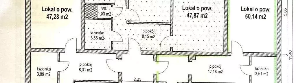Bezpośrednio mieszkanie 60m2, 1 piętro, Niwka