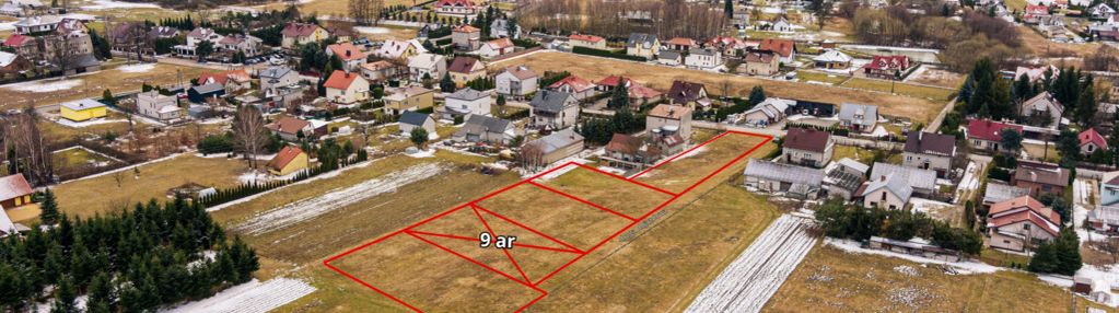 Działka budowlana 9 ar pogórska wola