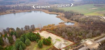 Działka z linią brzegową j. martiany, gm. kętrzyn