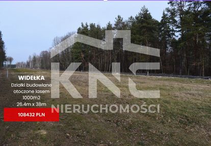 Działki 10a pod zabudowę pod lasem- widełka