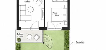 Gotowe do odbioru/ogródek 36 m2/bez pcc