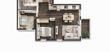 Promocja narożne  3 pokoje na południe