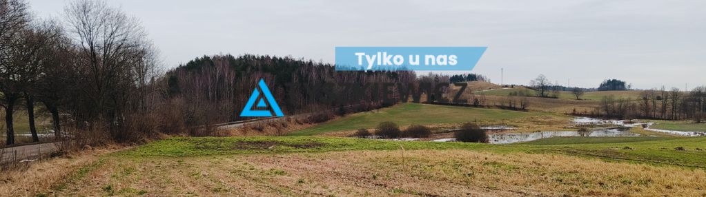 Działka pod zab. jednorodzinną w okolicach bytowa.